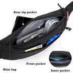 TINYAT T2003 Outdoor Sports Nylon Waterproof Mobile Phone Waist Bags(Light Blue) - British D'sire