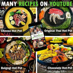 TomYang Hot Pot – The Original Thai Grill & Hot Pot, Electric Thai BBQ Multi Cooker, Swiss Coating, German Design, More than 100 Recipe Videos. Korean food, Hotpot chinese pot, Hot plate, Ramen bowl - British D'sire