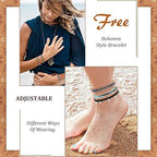 TONAUP Friendship Bracelet Set, Bohemian Woven Beads Bracelet, Handmade Friendship Braided Ethnic Adjustable Bracelets - Bracelets - British D'sire