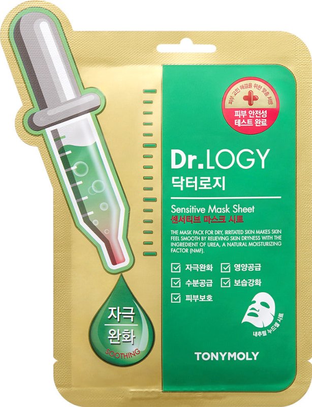 TONYMOLY Dr. Logy Sensitive Sheet Mask, 23g - Sheet Mask - British D'sire