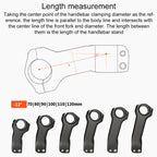 TOSEEK K01 Road Mountain Bike Carbon Fiber Handlebar Riser Faucet, Size:-12 Degree, 70mm(Gloss) - British D'sire