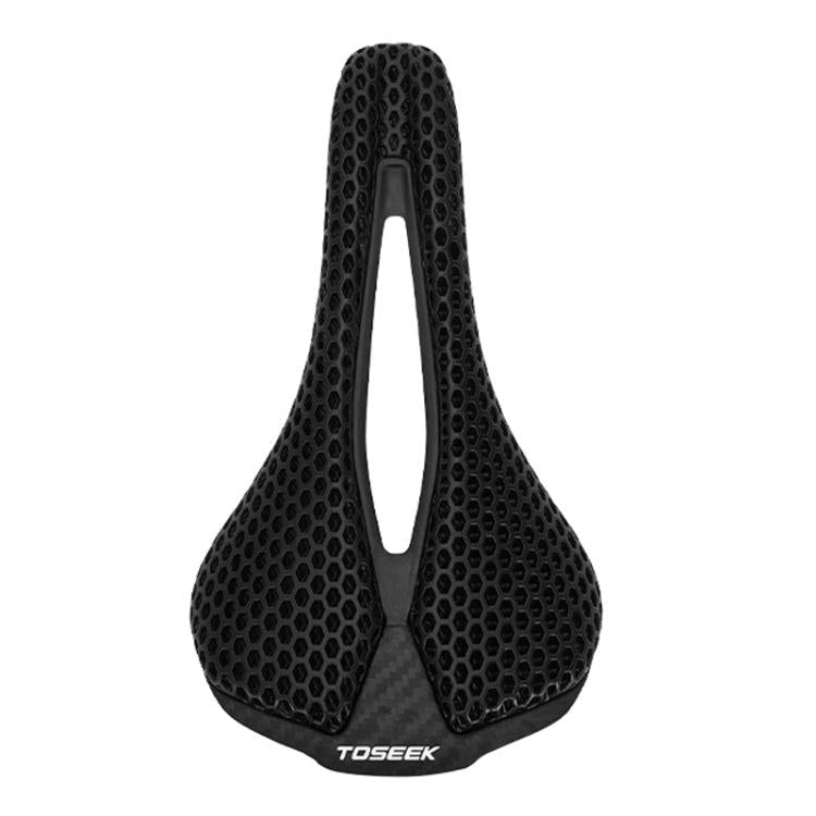 TOSEEK P300 Carbon Fiber 3D Printed Road Mountain Bike Seat(3K Twill) - British D'sire Main image