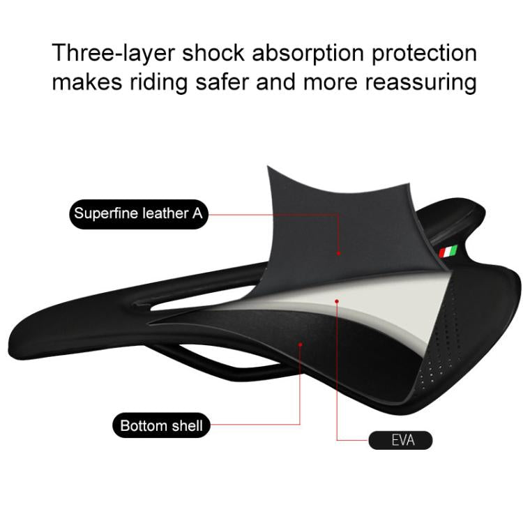 TOSEEK TS50 Road Mountain Bike Racing Saddle(Blue) - British D'sire