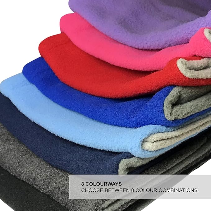 TOSKATOK® Childrens Kids Boys Girls Warm Winter Reversible Soft Fleece Snood Neckwarmer Scarf Secondary image