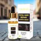 Total Hair Repair Growth Oil 100% Natural Target DHT Biotin Argan Oil, Hair Serum for Hair Growth - Hair Growth Serum - British D'sire