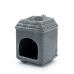 Townhouse Oil Burner - Grey - Cool Designs Oil Burners - British D'sire