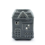 Townhouse Oil Burner - Grey - Cool Designs Oil Burners - British D'sire