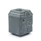 Townhouse Oil Burner - Grey - Cool Designs Oil Burners - British D'sire