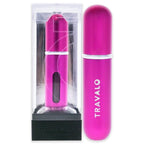 Travalo - Classic Perfume Atomizer - Pink for Unisex - 0.17 oz Refillable Spray (Empty) - Refillable Perfume Spray (Holds upto 0.17oz) - British D'sire
