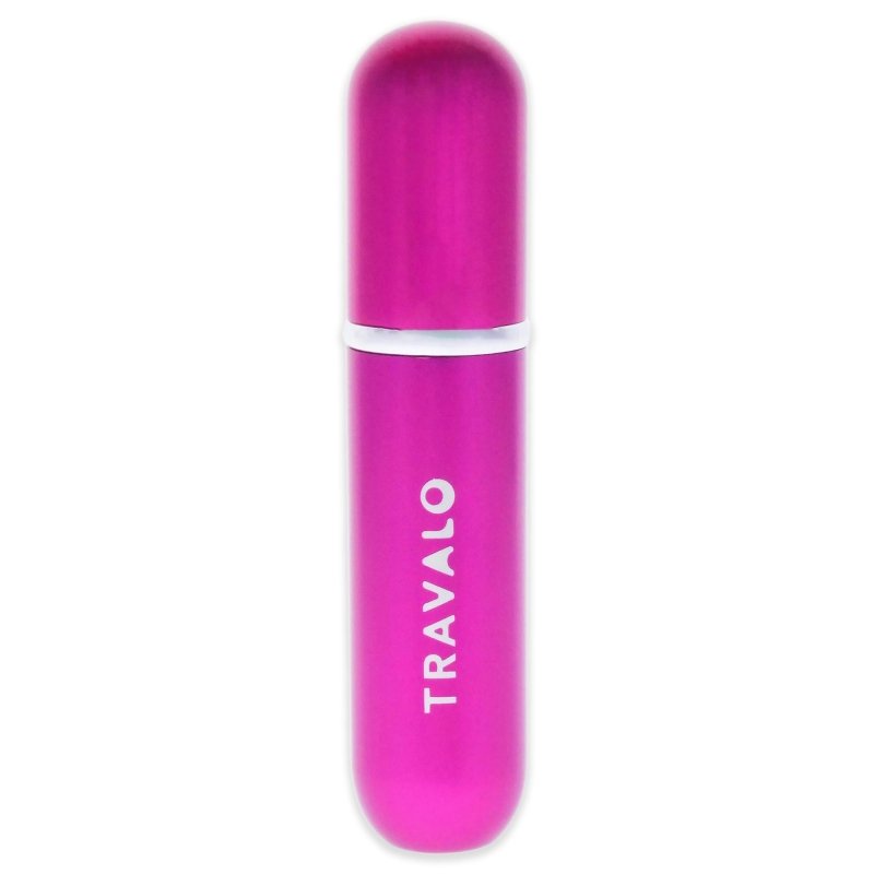 Travalo - Classic Perfume Atomizer - Pink for Unisex - 0.17 oz Refillable Spray (Empty) - Refillable Perfume Spray (Holds upto 0.17oz) - British D'sire