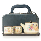 Travel Teapot Set & Two Cups - Cat Lover - Herbal Teapot Set - British D'sire