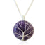 Tree of Life Gemstone Necklace - Amethyst - Indian Gemstone Necklaces - British D'sire