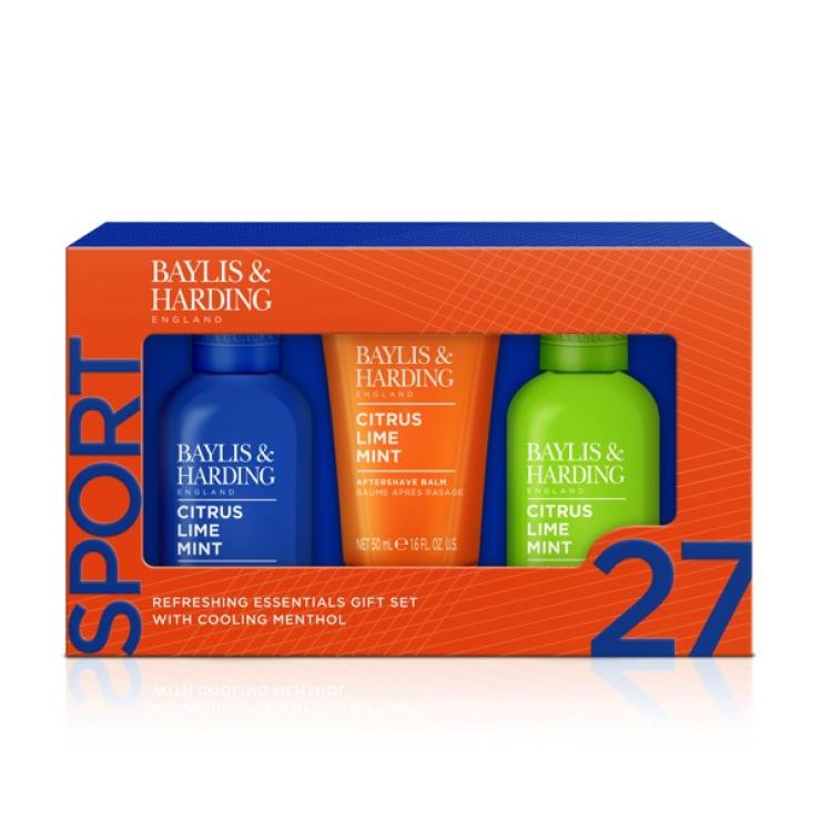 Baylis & Harding Citrus, Lime & Mint Men's Invigorating Shower Trio Gift Set - Vegan Friendly Main image