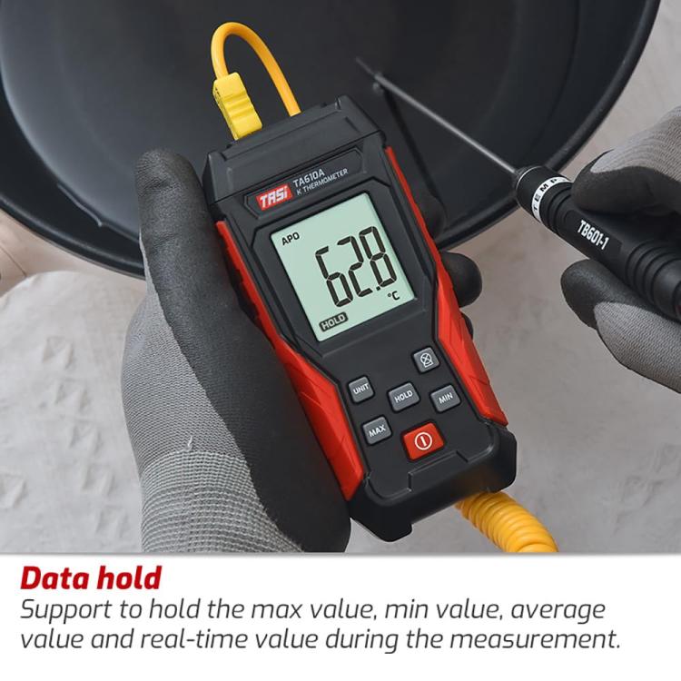 TRSI TA610A Industrial Handheld K - Type Thermocouple Thermometer, Single Channel, without Ambient Temperature - British D'sire