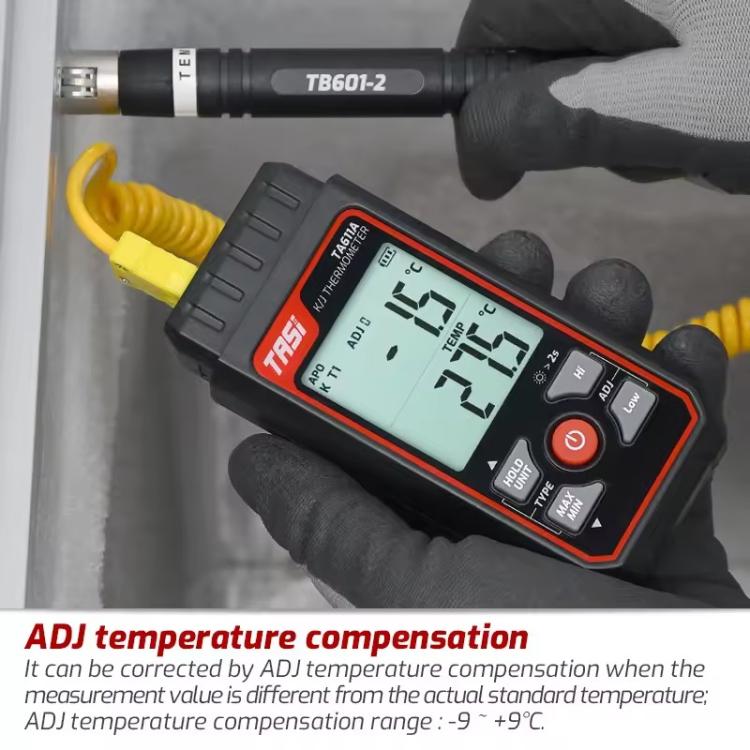 TRSI TA616A Industrial Handheld K - Type Thermocouple Thermometer, Single Channel, Basic Version - British D'sire