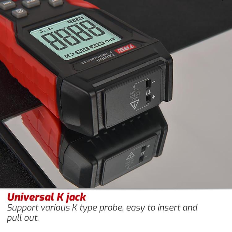 TRSI TA616B Industrial Handheld K - Type Thermocouple Thermometer, Dual Channel, Basic Version - British D'sire