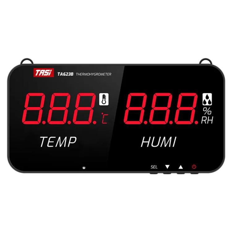TRSI TA623A Industrial Wall - mounted Thermometer Hygrometer, Built - in Probe - British D'sire Main image