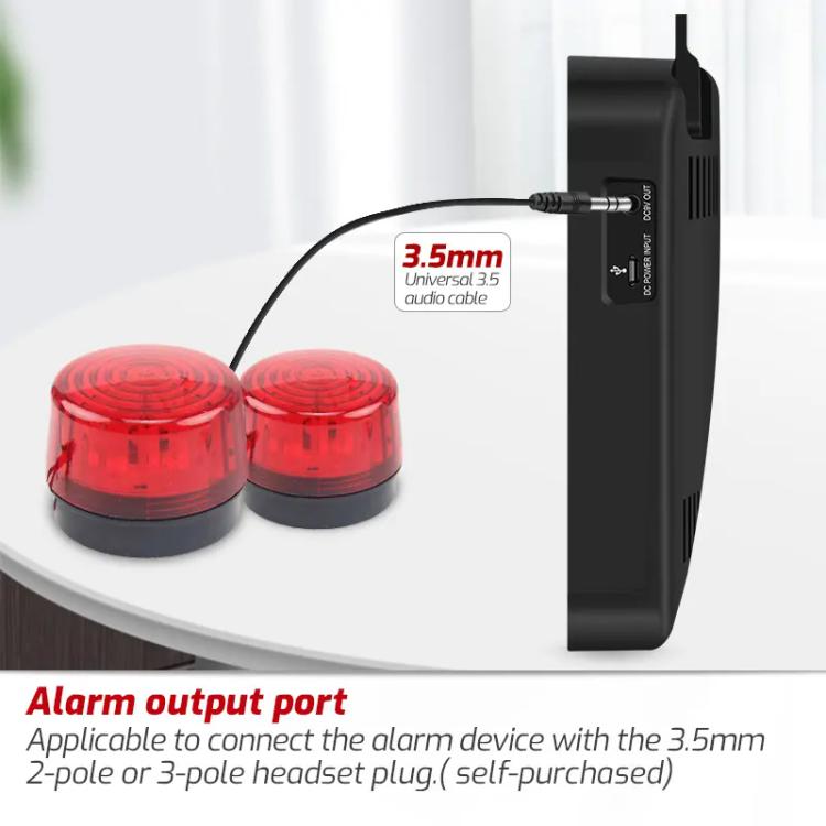 TRSI TA623B Industrial Wall - mounted Thermometer Hygrometer, External 5 - meter Probe - British D'sire