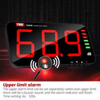 TRSI TA654B Large Screen Wall - mounted Noise Meter Decibel Detector Device - British D'sire