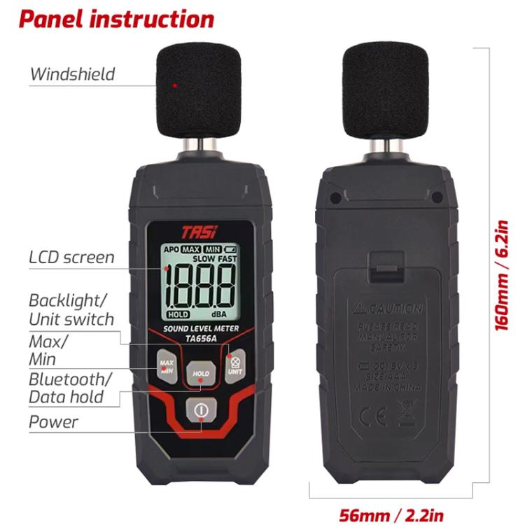 TRSI TA656A Digital Noise Measuring Meter Decibel Detector Device Secondary image