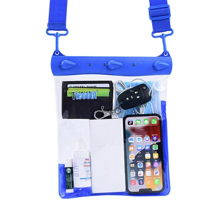 Tteoobl T-019A Sundries Storage Bag Phone Waterproof Shoulder Messenger Bag, Size: One Code(Blue) - British D'sire