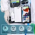 Tteoobl T-019A Sundries Storage Bag Phone Waterproof Shoulder Messenger Bag, Size: One Code(Blue) - British D'sire