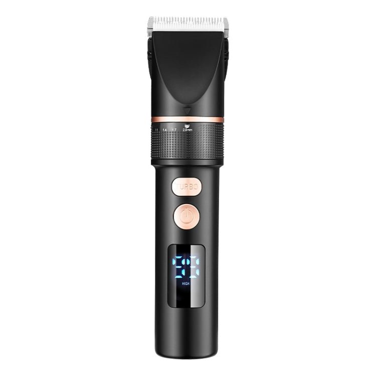 TURBO Men Electric Hair Trimmer LCD Digital Display Hair Clipper - British D'sire Main image