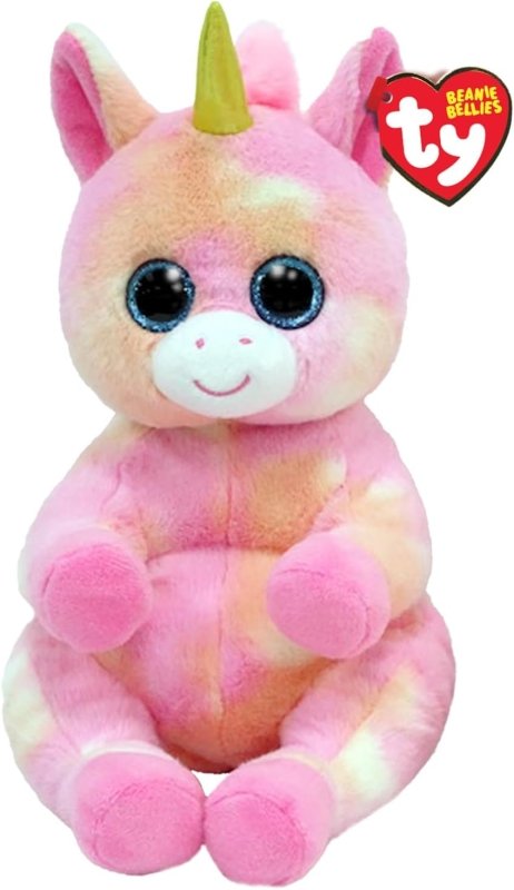 TY Skylar Unicorn Beanie Bellies Medium 24cm Squishy Beanie Baby Soft Plush Toys - Soft Toy - British D'sire