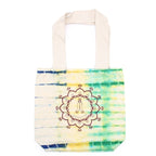 Tye-Dye Cotton Bag (6Oz) - 38X42X12cm - Namaste Hands - Multi -Handle - Tote Bags - British D'sire