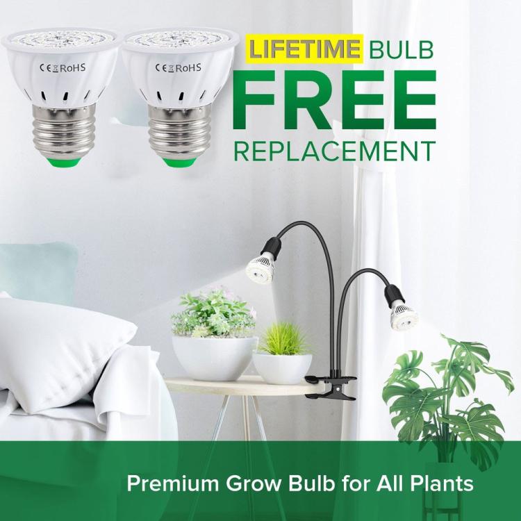 [UK Warehouse] 20W Clip LED Grow Light Full Spectrum for Indoor Plants Veg Seedling Lamp - British D'sire
