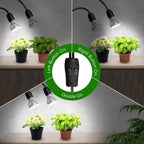 [UK Warehouse] 20W Clip LED Grow Light Full Spectrum for Indoor Plants Veg Seedling Lamp - British D'sire