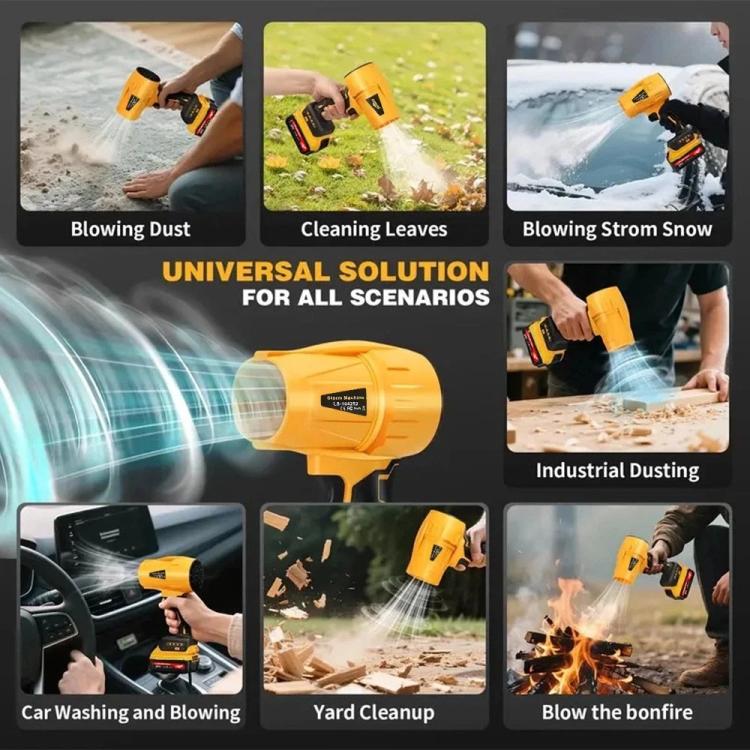 [UK Warehouse] 21V Cordless Leaf Blower Power Jet Dry Fan Mini 40000RPM Electric Dust Cleane - British D'sire
