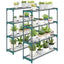 [UK Warehouse] 4-Tier Plant Stand Indoor Outdoor, Set of 2 Metal Plant Shelf with Rack Buckles for Easy Assembly, Flower Display Rack - British D'sire