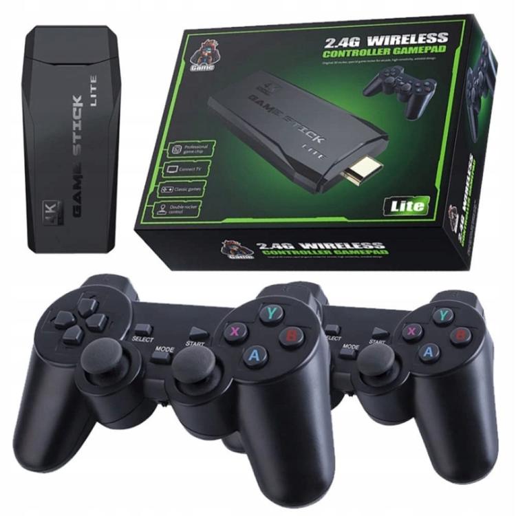 [UK Warehouse] 64G 20000+ Retro Games Video Game Console TV Stick 4K HDMI Wireless Controller~ - British D'sire