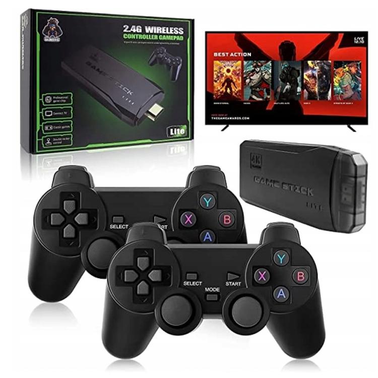 [UK Warehouse] 64G 20000+ Retro Games Video Game Console TV Stick 4K HDMI Wireless Controller~ - British D'sire