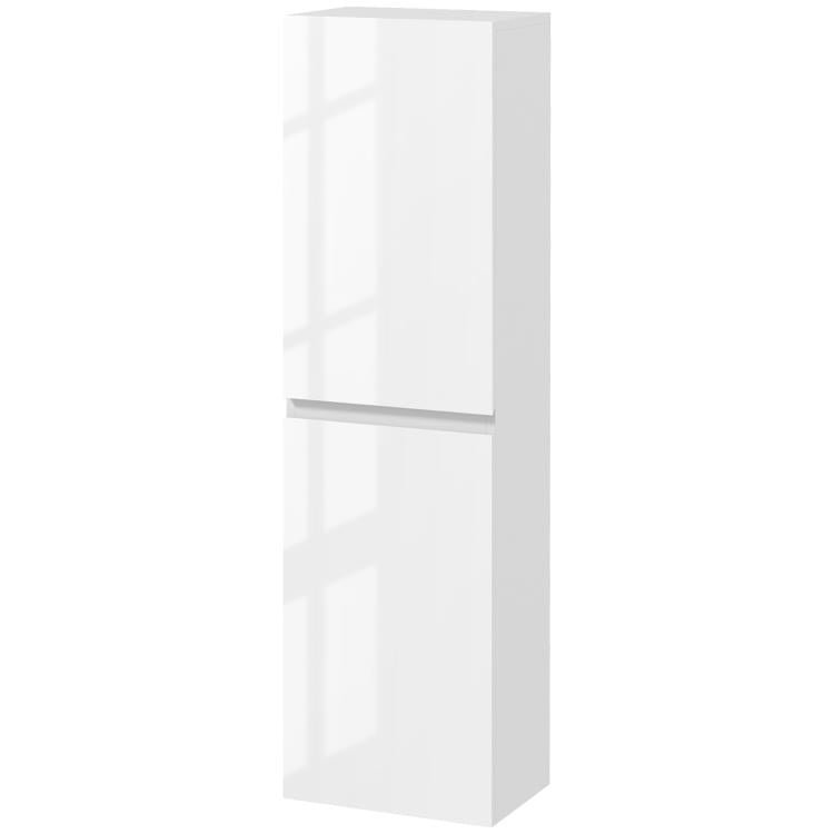 [UK Warehouse] Bathroom Storage Unit, Tall Bathroom Cabinet with 2 Cupboards and Adjustable Shelves, White - British D'sire