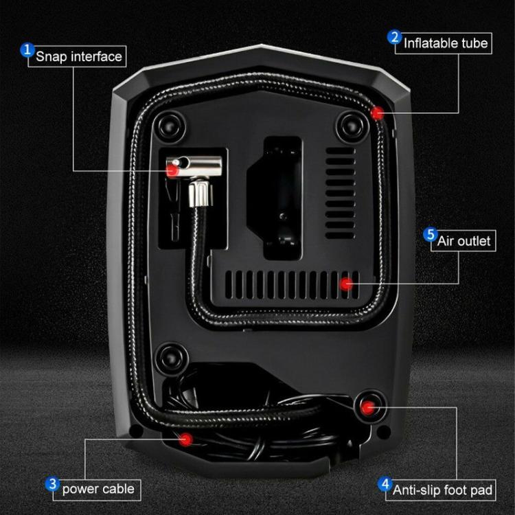 [UK Warehouse] Electric Corded Car Tyre Inflator Pump Portable Air Compressor Pump 12V 150PSI - British D'sire