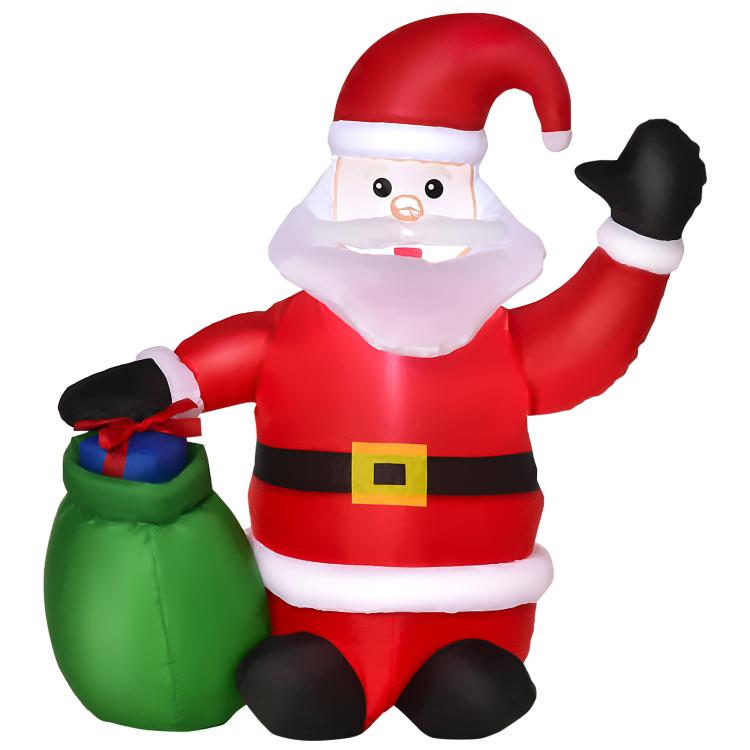 [UK Warehouse] Inflatable Blow up Christmas Santa Claus 4ft LED Yard Holiday Decoration Secondary image