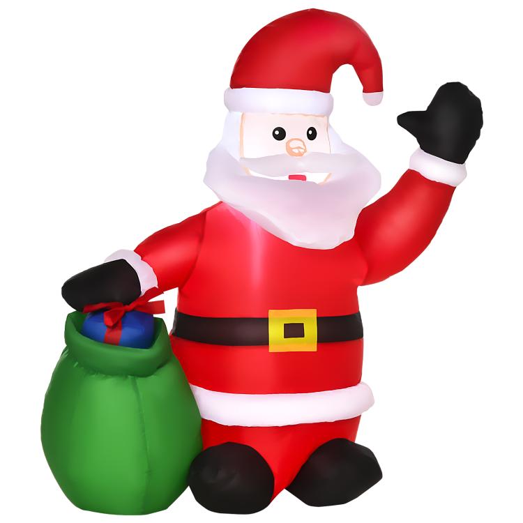 [UK Warehouse] Inflatable Blow up Christmas Santa Claus 4ft LED Yard Holiday Decoration - British D'sire