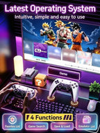[UK Warehouse] Retro Video Games Console Stick 4K Pro 64GB 2k+ Games Wireless Controllers 2.4G - British D'sire