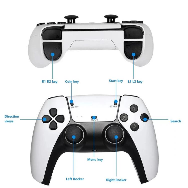 [UK Warehouse] Retro Video Games Console Stick 4K Pro 64GB 2k+ Games Wireless Controllers 2.4G - British D'sire