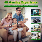 [UK Warehouse] Retro Video Games Console Stick 4K Pro 64GB 2k+ Games Wireless Controllers 2.4G - British D'sire