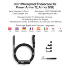 Ulefone Endoscope E1 IP67 Waterproof 3 in 1 Endoscope for Ulefone Power Armor 21 / 19 / 18T / 16 Pro / 13 / Armor Pad(Black) - British D'sire
