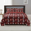 Ultra Soft Teddy Duvet Cover Set Gonk Christmas Print Cozy Fleece Bedding - Double - British D'sire