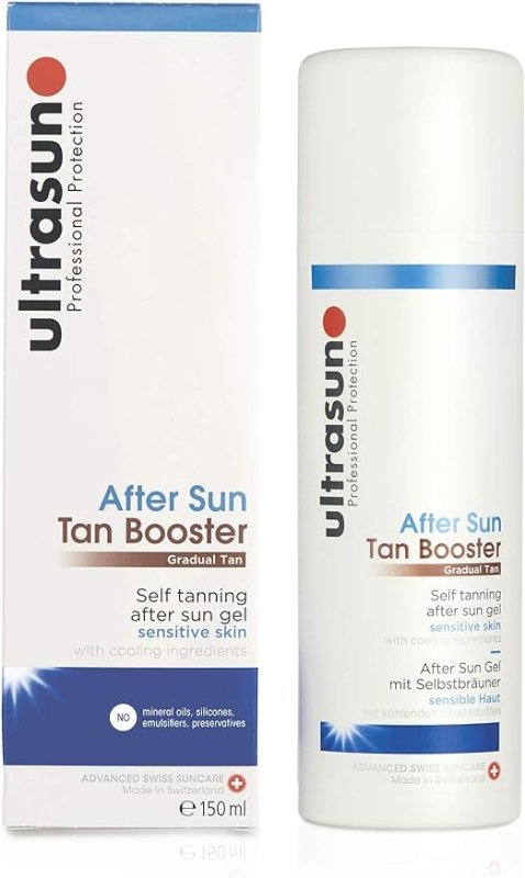 ultrasun, After Sun Tan Booster 150ml, clear/tint - British D'sire Main image
