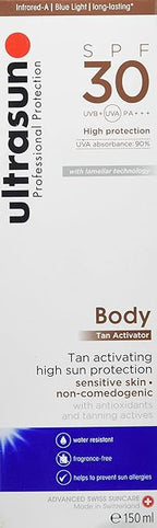 ultrasun SPF30 Tan Activator Body 150ml - British D'sire