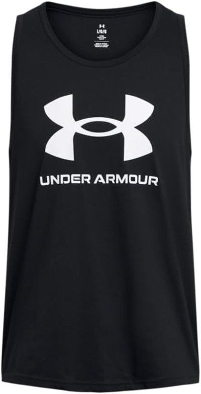 Under Armour Men's UA Sportstyle Logo Tank, Men's Sports Shirt, Lightweight Tank Top for Men, Quick - Drying Running Top - Sleeveless Tops - British D'sire Main image