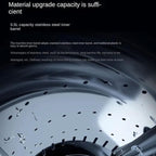 Underwear Washing Machine, 3.5L Fully Automatic Small Mini Sock Washing Machine, Portable Washing Machine, Wall-Mounted Compact Electric Washer with Spin Dryer, for Apartment Laundry - British D'sire