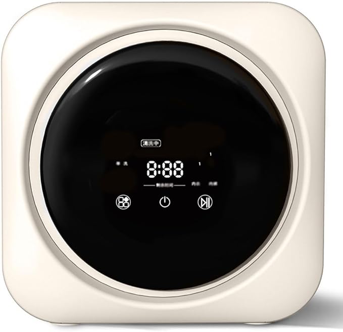 Underwear Washing Machine, 3.5L Fully Automatic Small Mini Sock Washing Machine, Portable Washing Machine, Wall-Mounted Compact Electric Washer with Spin Dryer, for Apartment Laundry - British D'sire