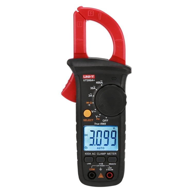 UNI - T UT200A+ 400A Digital Clamp Multimeter AC/DC Voltage Detector Frequency Resistance Tester - British D'sire